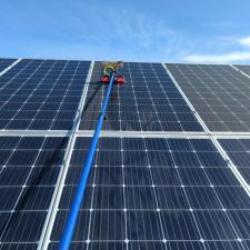 Solar panel cleaning